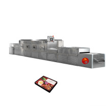 Tunnel type fast food microwave heating Machine